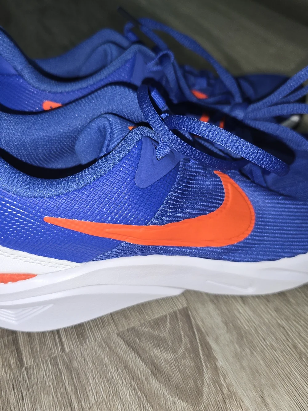 Nike Kids' Blue and Orange Running Shoes